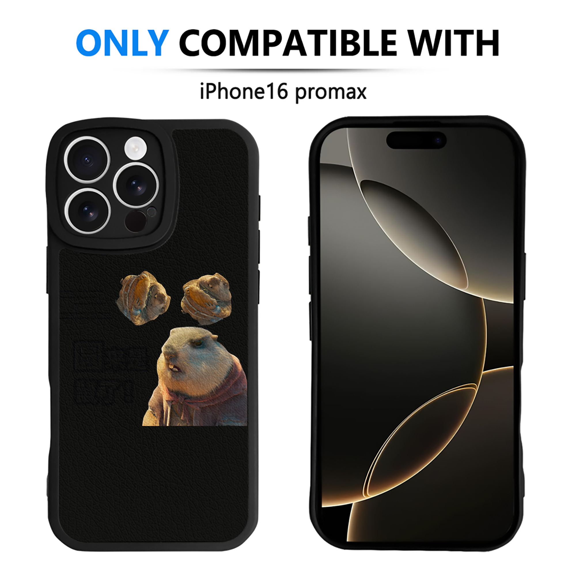 （画像用） Ne Zha 2 ナタ 魔童の大暴れ 【iPhone 16シリーズ対応】シリコンスマホケース（レザー調） 材質：シリコン